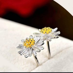 1-Left(925) Sterling Silver Flower Stud Earrings🌼